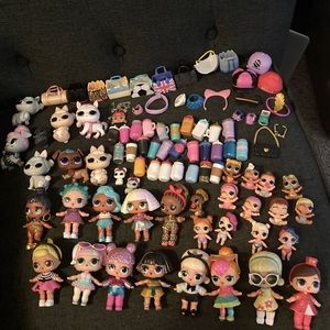 LOL Surprise Lot of dolls, pets, rare & ultra rare